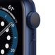 Apple Watch Series 6 GPS, 44mm, Aluminum Case with Deep Navy Sport Band, M00J3 GPS, Blue 122107 фото 2