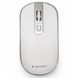 Wireless Mouse Gembird MUSW-4B-06-WS, 800-1600 dpi, 4 buttons, Ambidextrous, 1xAA, White/Silver 145964 фото 1