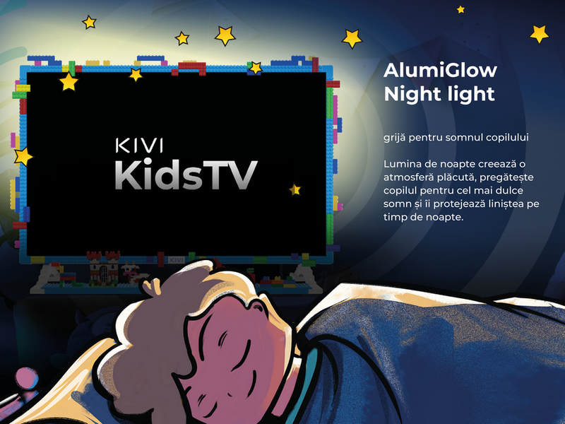 32" LED SMART TV KIVI KidsTV, 1920x1080 FHD, Android TV, Blue 213377 фото