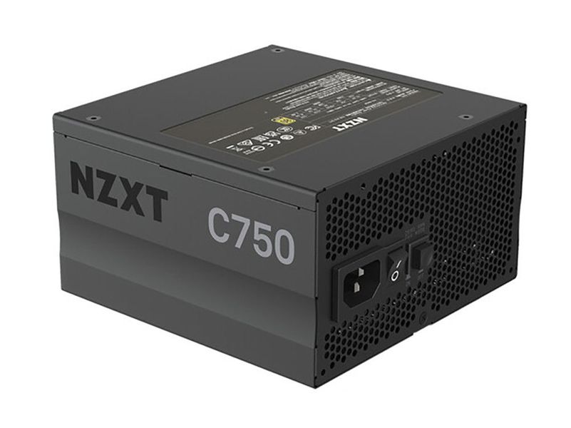 Power Supply ATX 750W NZXT C750, 80+ Gold, 135 mm fan, Zero RPM Fan mode, Active PFC, Full Modular 146911 фото