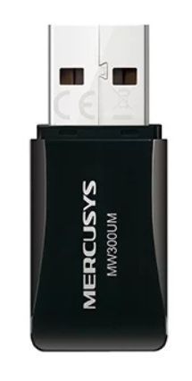 USB2.0 Mini Wi-Fi N LAN Adapter MERCUSYS "MW300UM", 300Mbps 92292 фото