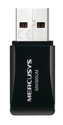 USB2.0 Mini Wireless N LAN Adapter MERCUSYS "MW300UM", 300Mbps 92292 фото