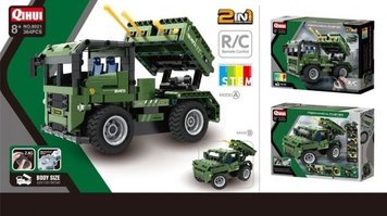 8022, XTech Bricks: 2in1, Armed Off-road Vehicle, R/C 4CH, 370 pcs 120190 фото