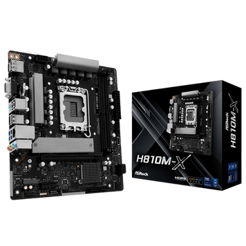 MB S1851 ASRock H810M-X mATX 244062 Imagini