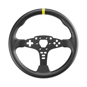 Wheel Mod MOZA 12-inch Wheel Mod for ES, Ergonomic Design, Microfiber Leather Grips, Aluminum Wheel 230830 Imagini
