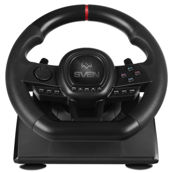 Wheel SVEN GC-W650, 10", 180 degree, Pedals, Tiptronic, 2-axis, 12 buttons, Dual vibration, USB 237508 Imagini