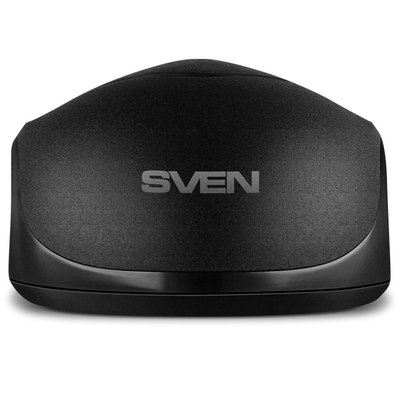 Mouse SVEN RX-95, Optical, 1000-4000 dpi, 6 buttons, Ambidextrous, Black, USB 139607 фото