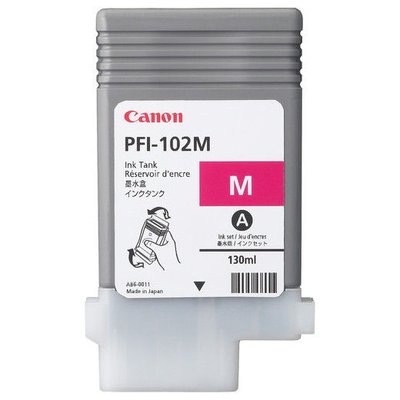 Ink Cartridge Canon PFI-102M magenta,130ml for iPF720,710,700,610,605,600,510,500 40200 фото
