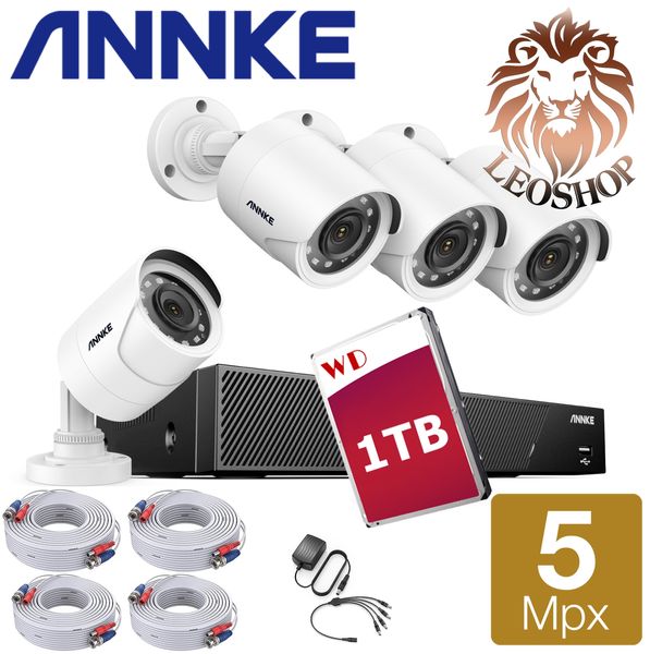 ANNKE Set Camere de supraveghere Video 5 Megapixeli 4789 фото