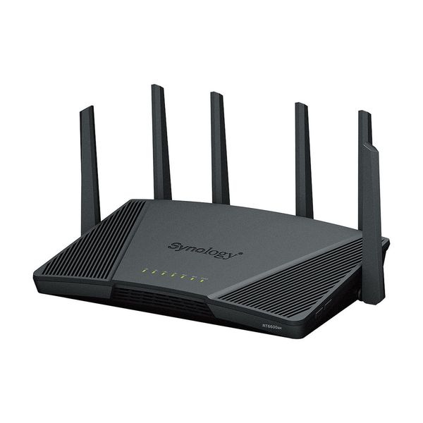 Wi-Fi 6 Tri-Band Synology Router "RT6600ax", 6600Mbps, 1GB DDR3, MIMO, Gbit Ports, USB3.0 144283 фото