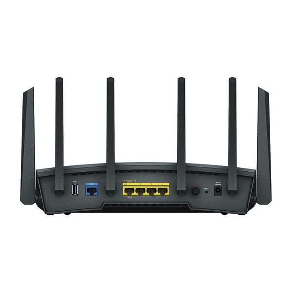 Wi-Fi 6 Tri-Band Synology Router "RT6600ax", 6600Mbps, 1GB DDR3, MIMO, Gbit Ports, USB3.0 144283 фото