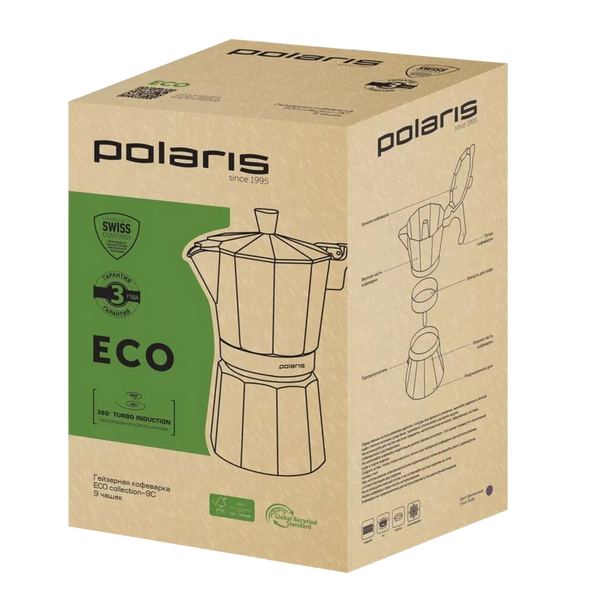 Geyser Coffee Maker Polaris ECO collection-9С 213722 фото