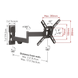 Wall Mount Barkan ''2400'' Black 13" - 39" Full Motion, max.25kg, VESA mm: up to 200x200mm 106374 Imagini 4