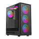 Case ATX GAMEMAX Storm 2 AB, w/o PSU, 0.4mm, 6x120mm ARGB Вентиляторs , Front Mesh, Tempered Glass, 1xUSB-C 224089 фото 4
