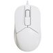 Mouse A4Tech FM12S Silent, Optical, 1000 dpi, 3 buttons, Ambidextrous, 4-Way Wheel, White, USB 120439 фото 4