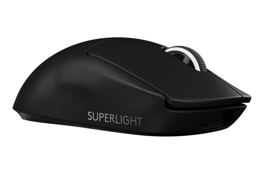 Wireless Gaming Mouse Logitech PRO X Superlight, 100-25600 dpi, 5 buttons, 40G, 400IPS, Rech, Black 126719 фото