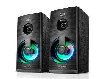 Speakers SVEN "SPS-512" Black, 6w, RGB Light 148567 фото