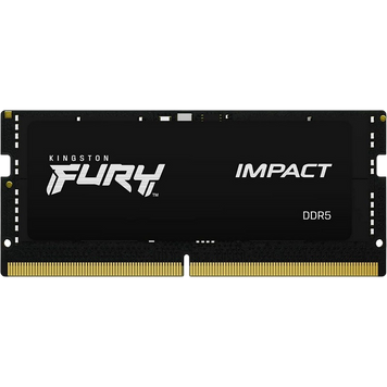 16GB DDR5-5600MHz SODIMM Kingston FURY Impact (KF556S40IB-16), CL40, 1.1V, Intel XMP 3.0, Black 205023 фото