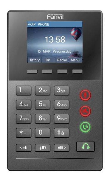 Fanvil X2P Black, Professional Call Center Phone with PoE and Color Display 85557 фото