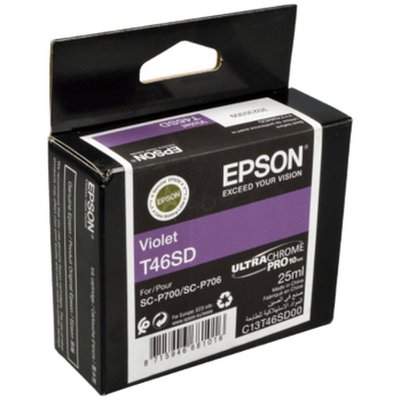 Ink Cartridge Epson T46SD UltraChrome PRO 10 Ink, Violet, C13T46SD00 125342 фото