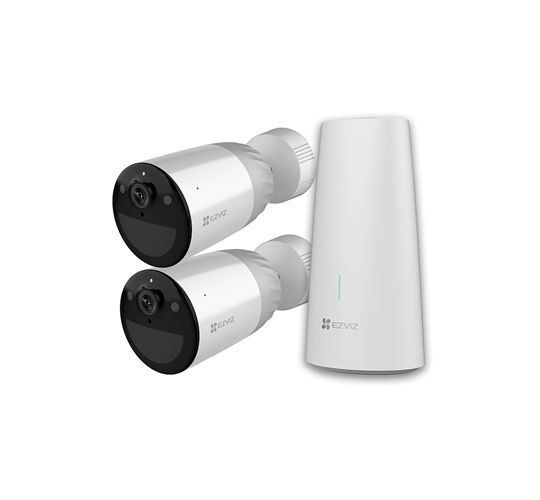 Ezviz 2 Mpx, Set 2 camere cu baterie &icirc;ncorporată și stație de bază CS-BC1-B2 6610779 Imagini