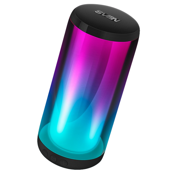 Speakers SVEN "PS-260" 10W, TWS, Bluetooth, FM, USB, microSD, 2000mA*h, Black 200676 фото