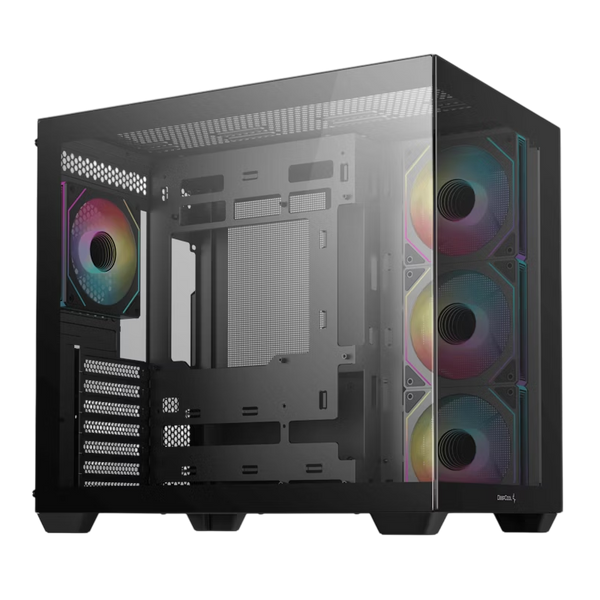 Case ATX Deepcool CG530 4F, w/o PSU, 4x120mm ARGB Вентиляторs, 2xUSB3.0, USB-C, Front & Side Tempered Glass 222095 фото