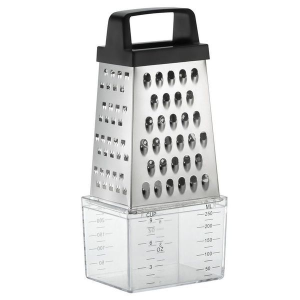 Grater with container, 4 sides RESTO 95412 140501 Imagini
