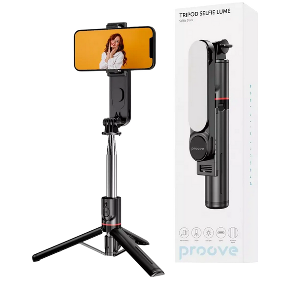 Tripod Proove Selfie Lume (1110 mm) Black 232497 фото