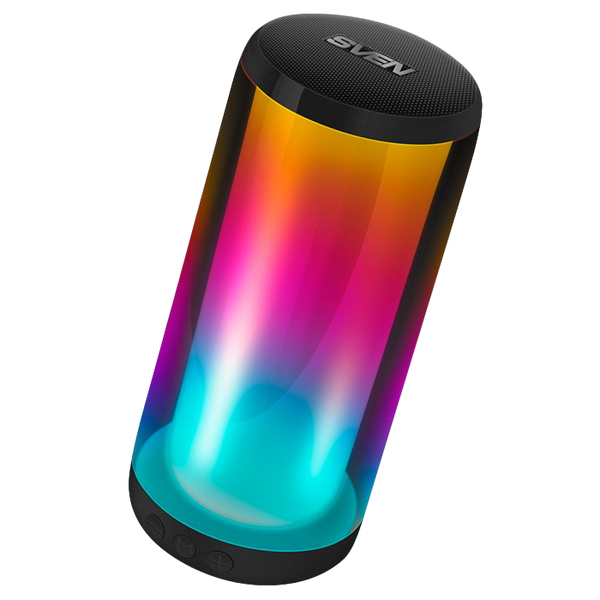 Speakers SVEN "PS-260" 10W, TWS, Bluetooth, FM, USB, microSD, 2000mA*h, Black 200676 фото