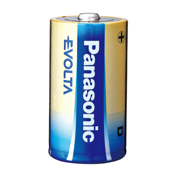 D size Panasonic "EVOLTA" 1.5V, Alkaline, Blister*2, LR20EGE/2BP 71702 фото