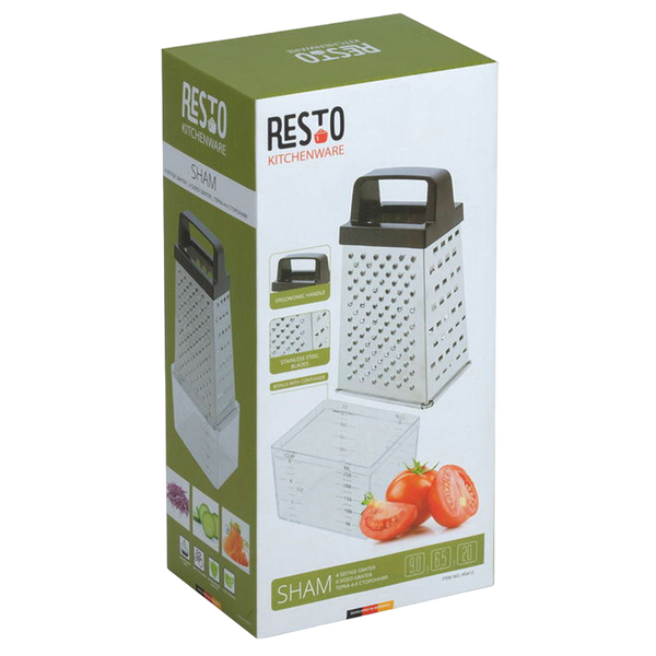 Grater with container, 4 sides RESTO 95412 140501 Imagini