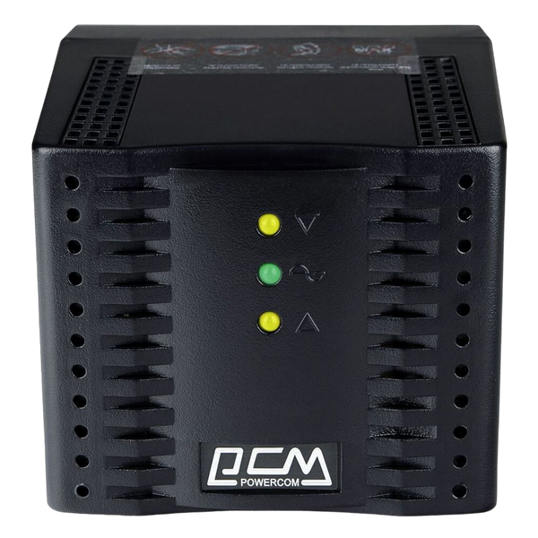Stabilizer Voltage PowerCom TCA-2000, 2000VA/1000W, Black, 4 Shuko socket 121424 Imagini