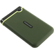 2.0TB (USB3.1) 2.5" Transcend "StoreJet 25M3G" Slim, Military Green, Rubber Anti-Shock, OT Backup 86308 Imagini 4