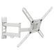 Wall Mount Barkan ''3400W'' White 29"-65" Full Motion, max.40kg, VESA mm: up to 400x400mm 106384 Imagini 3