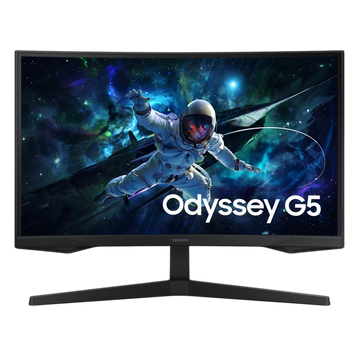 27" SAMSUNG Odyssey G5 S27CG550E, Black,Curved-VA,2560x1440,FreeSync165Hz,1msMPRT,300cd,DP+HDMI 247983 Imagini