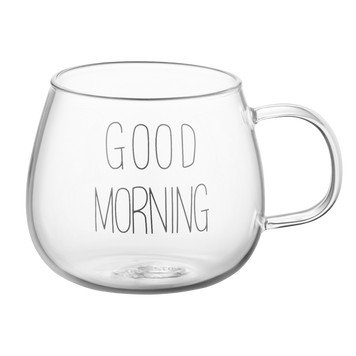 Glass cups Ardesto Good Morning Set 430 ml 2pcs, AR2643BMR 243299 Imagini