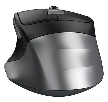 Wireless Mouse A4Tech FG35, Optical, 1000-2000 dpi, 6 buttons, Ergonomic, 1xAA, Black/Grey, USB 112669 фото