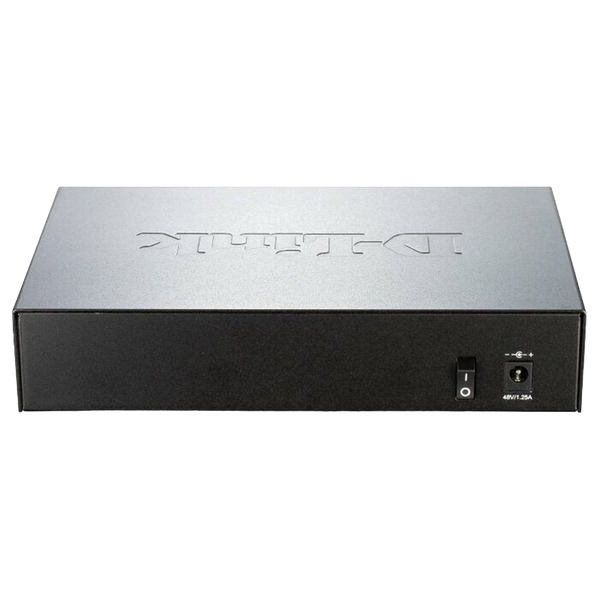 .8-port 10/100/1000Mbps POE, D-Link DGS-1008P/E1A, with 4-Port PoE, steel case, 80W Budget 123489 фото