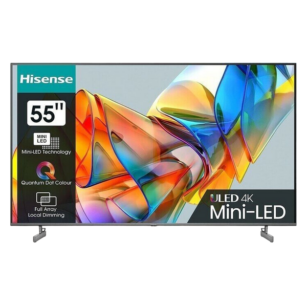 55" LED SMART TV Hisense 55U6KQ, Mini LED 3840x2160, VIDAA OS, Gray 208322 фото