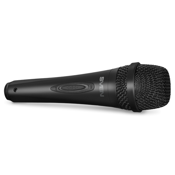 Microphone SVEN "MK-130", Black (wired, dynamic, plastic, cable 3.0 m, 6.3mm Jack, cardioid) 257846 Imagini
