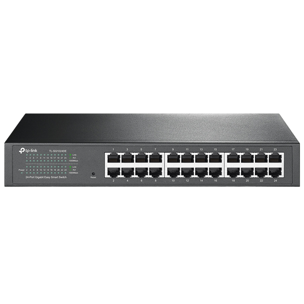 24-Port Gigabit Easy Smart Switch TP-LINK "TL-SG1024DE" metal case, 13" Rackmount 61052 фото