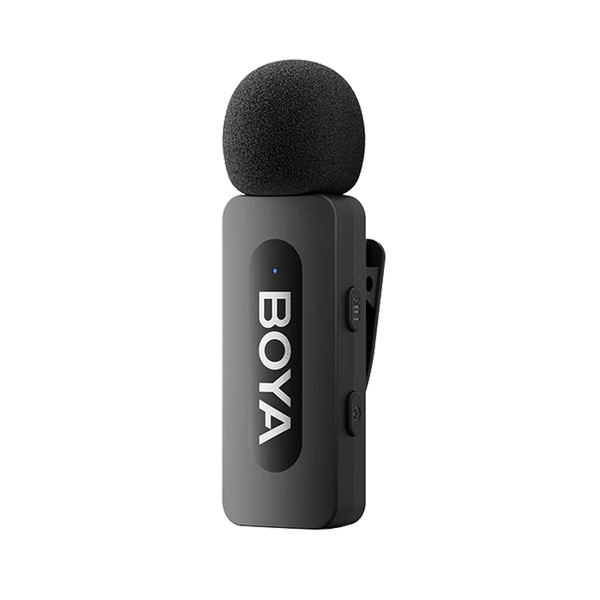 Microphone Wireless Boya BY-V10 V2.0 Ultracompact (Type C - 1TX+1RX) Black 245585 Imagini
