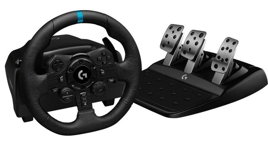 Wheel Logitech Driving Force Racing G923, for PS4, 900 degree, Pedals, Dual-Motor Force Feedback 121598 фото