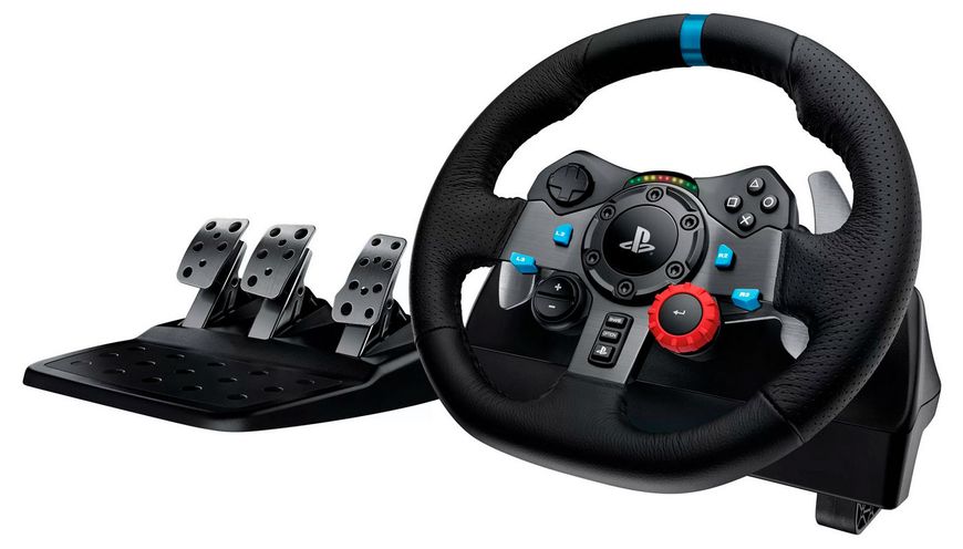 Wheel Logitech Driving Force Racing G29, 11", 900 degree, Pedals, 2-axis, 14 buttons, Dual vibration 93082 фото