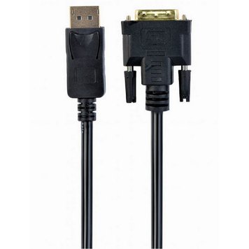 Cable DP to DVI 3.0m, Cablexpert, "CC-DPM-DVIM-3M", Black 125542 фото