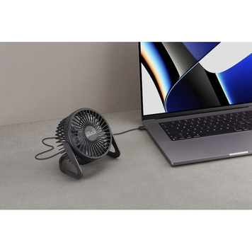 Ventilator Cellularline Desk Breeze, Black 267634 Imagini