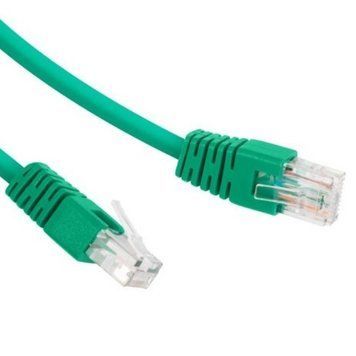 0.5m, FTP Patch Cord Green, PP22-0.5M/G, Cat.5E, Cablexpert, molded strain relief 50u" plugs 58763 фото