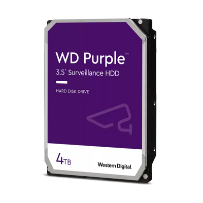 3.5" HDD 4.0TB-SATA- 256MB Western Digital "Purple (WD43PURZ)", Surveillance, CMR 205592 фото