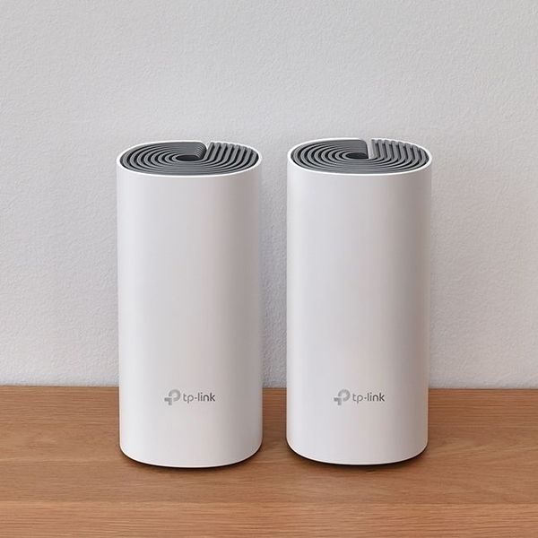 Whole-Home Mesh Dual Band Wi-Fi AC System TP-LINK, "Deco E4(2-pack)", 1200Mbps, MU-MIMO, up to 260m2 113047 фото